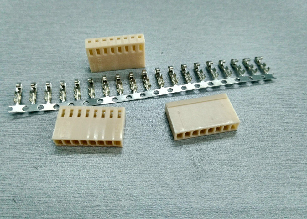 2.54mm Pitch Type Circuit Board Wire Connectors 1 Row Battery Terminal