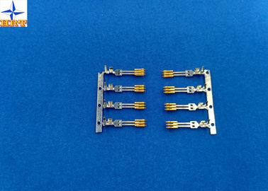 China Ptich 1.27mm Wire Connector Terminals, SATA crimp terminals With Phosphor Bronzne Material supplier