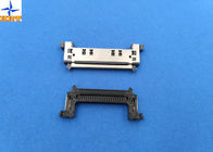 Single Row Wire To Board Connector , 0.5Mm Pitch LVDS Connector With Stainessless Shell