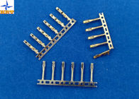 Tin-Plated / Gold-Flash Wire Connector Brass Crimp Terminals with 2.54mm Pitch