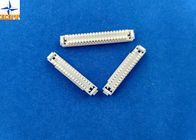 1.25mm pitch dual row wire connector with locking structure PA66 plastic material