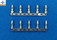 Tin - Plated / Gold - Flashed Brass Crimp Terminal Connector 2478 Equivalent 18 - 24 AWG