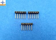 2.54mm pitch single row pin header vertical male connector for female crimp connectors