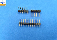 No Breakdown 2.54mm Pitch Wire To Board Connector One Row Tin-Plated / Gold-Flash Contact