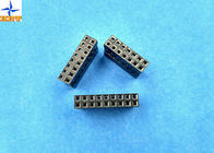 LVDS Connector 2.54mm Pitch Dual Rows Power Connectors PBT Material Without Nose