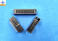 Brass / Gold Flash Pin Wafer Connector Crimp Housing 2.54mm Box Header For Camera/Phone