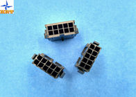 Dual Row Female Wafer Wire To Wire Connectors 3.0mm Pitch Housing With Lock