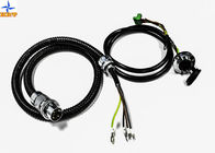 AC Power Custom Cable Assemblies For Machine / Electrical Device