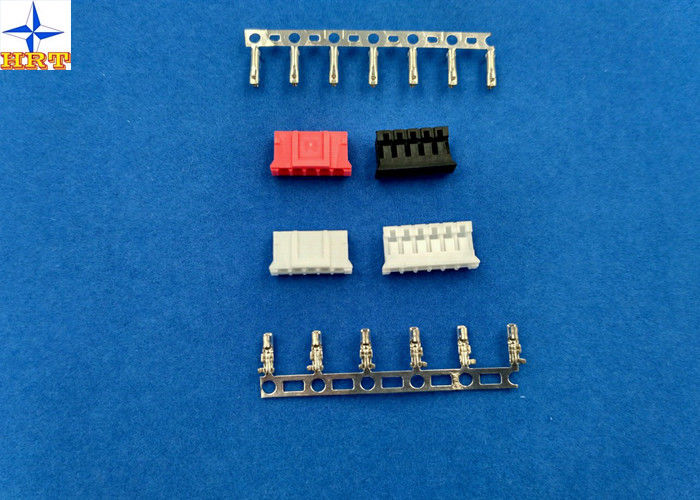 Gold Flash Terminal 2mm Pitch Connector Pin Header Single Rows UL94V-0 PA66 Material