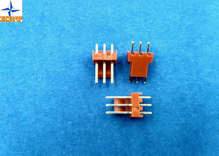 Single Row Wafer Connector Wire To Board Pitch 2.54mm Vertical Type Shrouded Header
