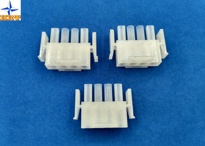 Electronic Single Row Housing Wire To Wire Connectors 6.35mm Pitch Male Housing