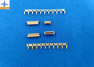 China 1.25mm Pitch Miniature Crimping Connector UL-listed Grey Color Lvds Display Connector factory