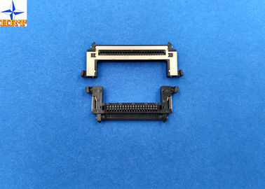 China One Row 0.5mm Pitch Lvds Display Connector Type With Stainessless Shell factory